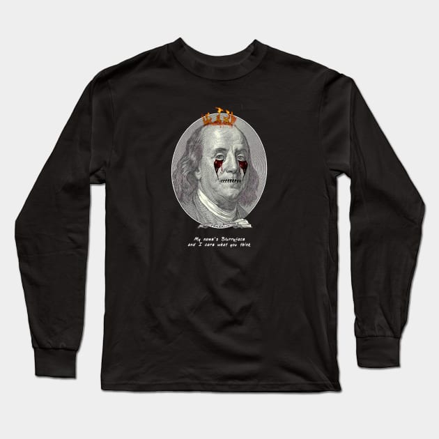 Benjamin Franklin Quotes Long Sleeve T-Shirt by SATUELEVEN